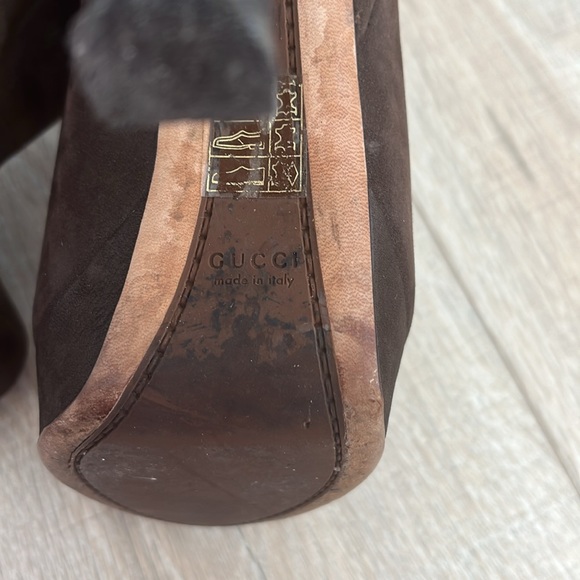 Gucci brown suede boots - Picture 8 of 14
